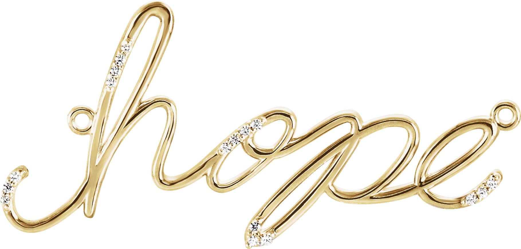 "Hope" Phrase Necklace or Center