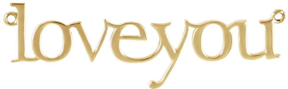 Love You Necklace or Center