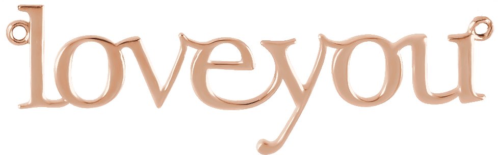 Love You Necklace or Center