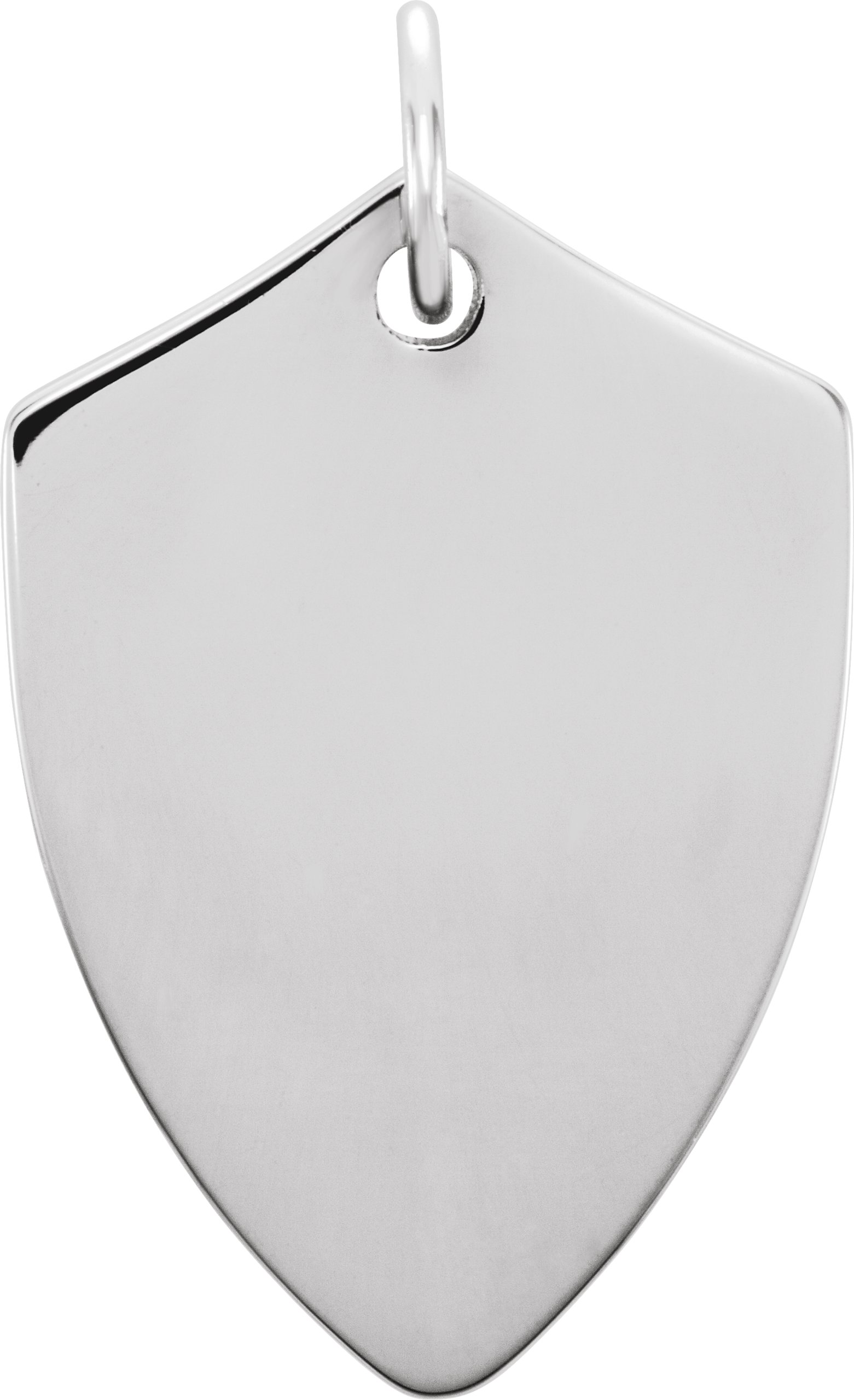 Sterling Silver 22.4x14.1 mm Shield Pendant Ref. 14414480
