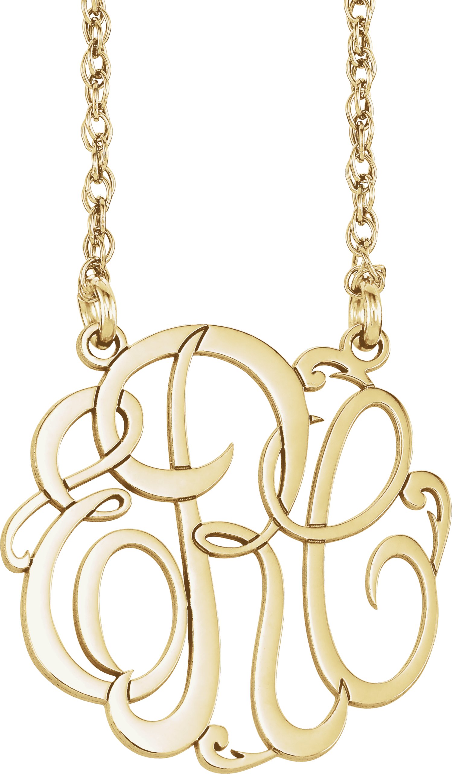 Script Monogram Necklace