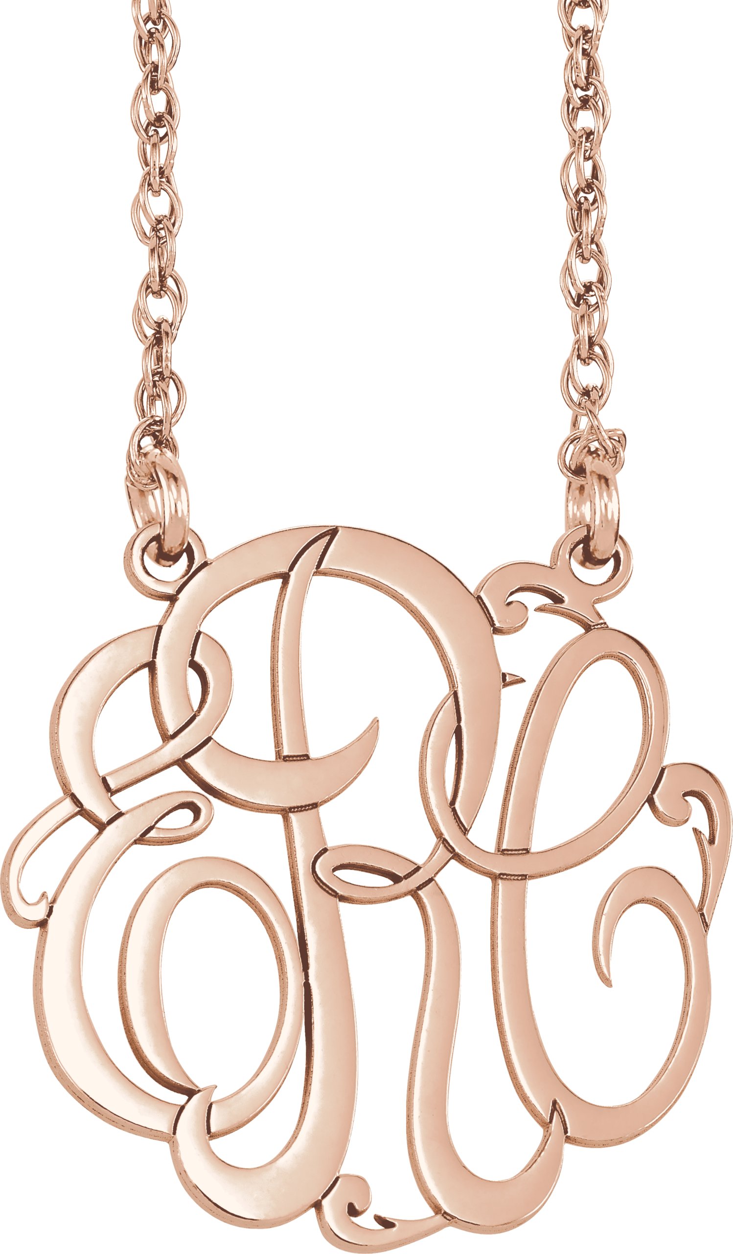 Script Monogram Necklace
