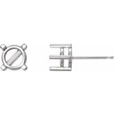 4 Prong Round Studs - 14k Yellow Gold, 6.00 Ct (12404) 4 Prong Round Studs - 14k Yellow Gold, 6.00 Ct (12404)