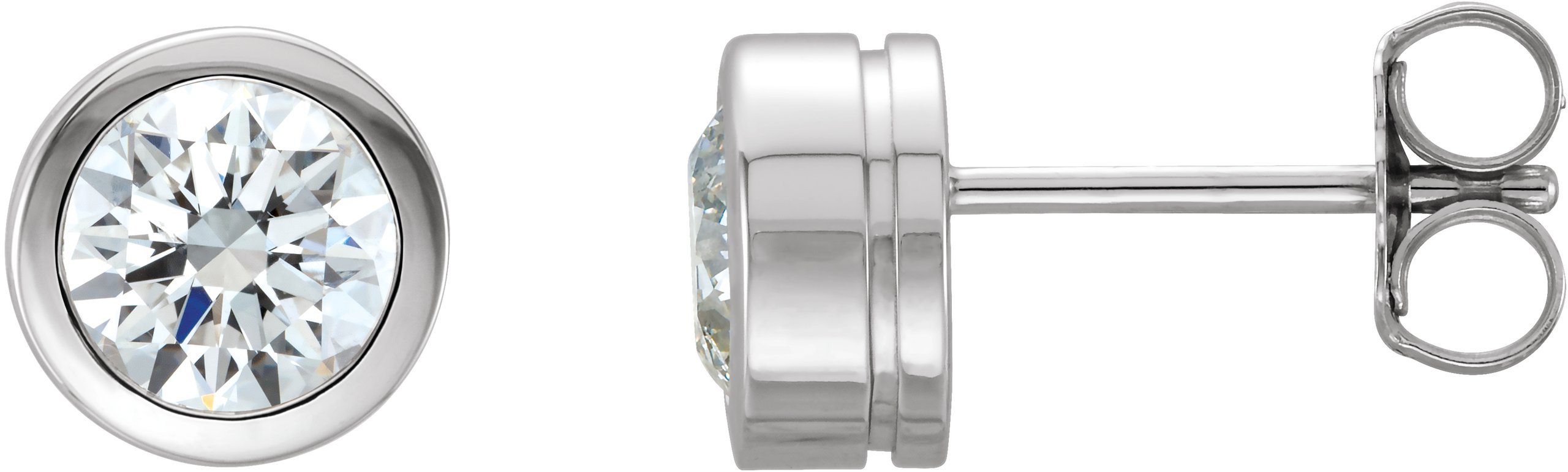 14K White .50 CTW Diamond Earrings Ref 9894502