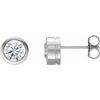 14K White .50 CTW Diamond Earrings Ref 9894502