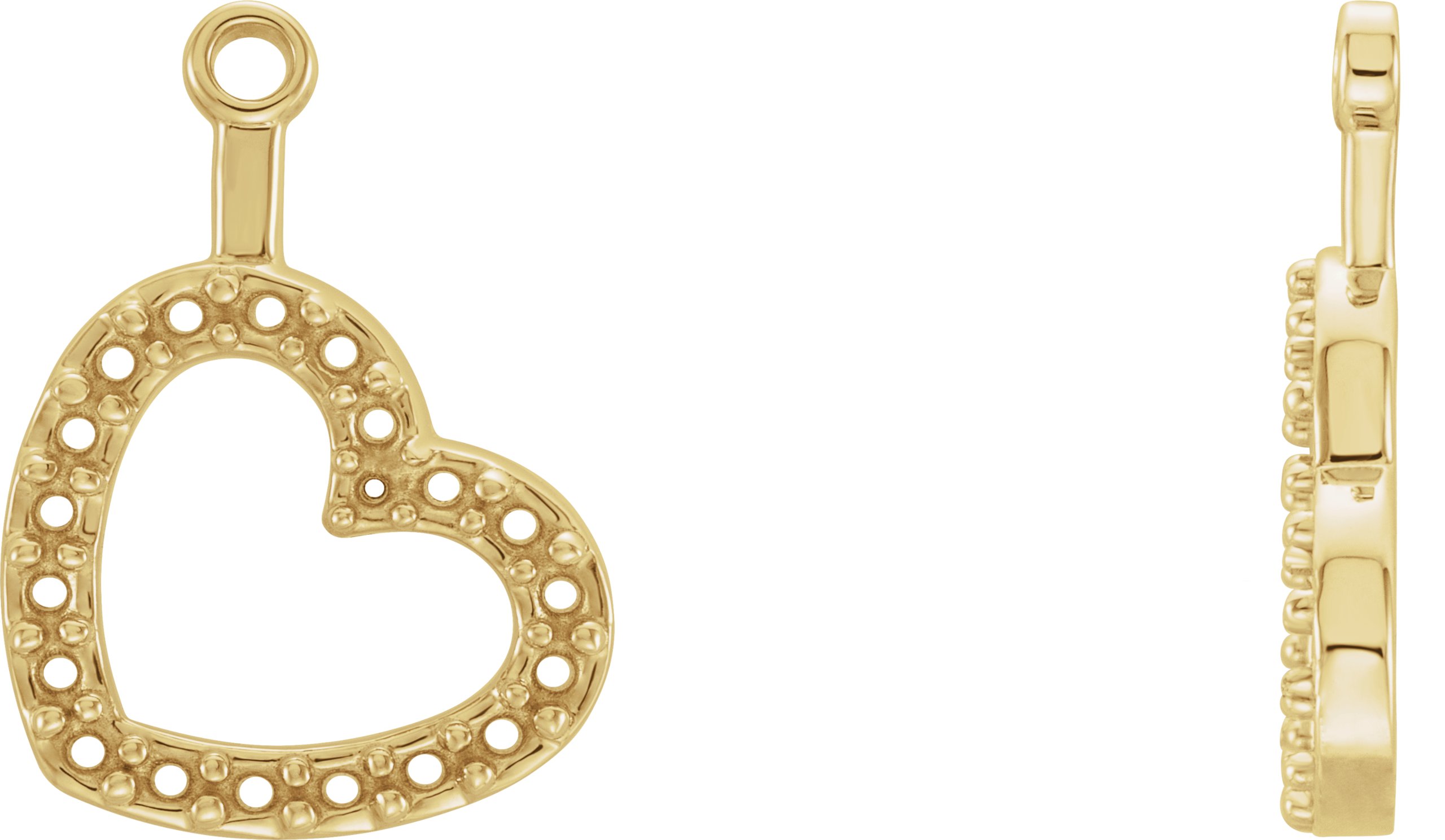 Heart Earring Jackets