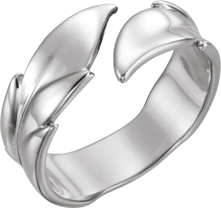 Sterling Silver Leaf Ring