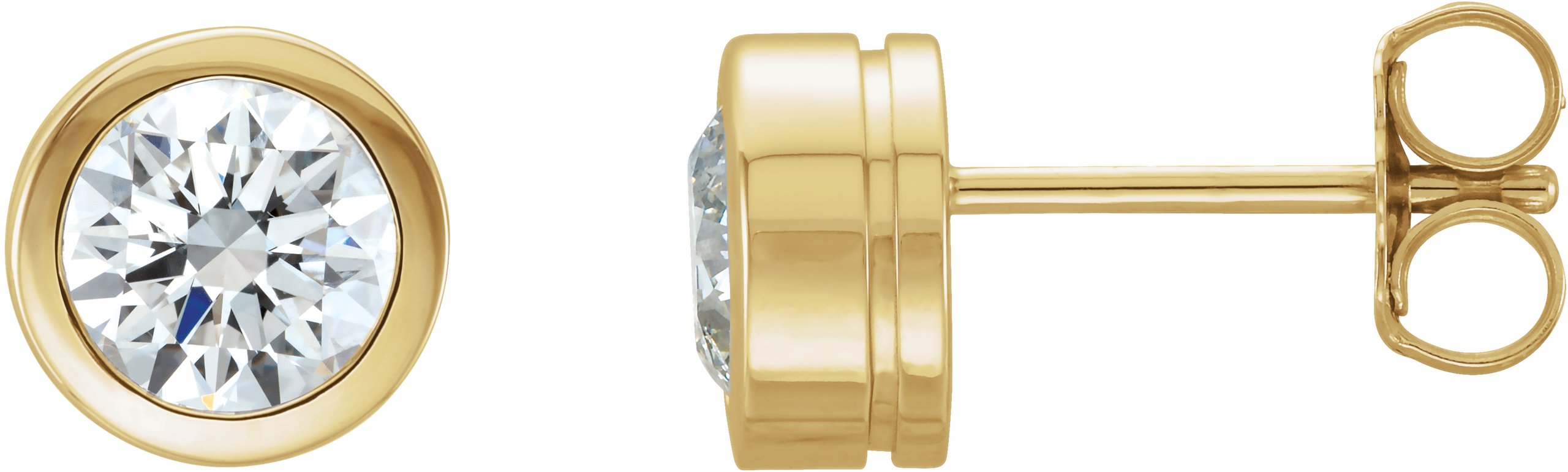 14K Yellow .50 CTW Diamond Earrings Ref 9894493