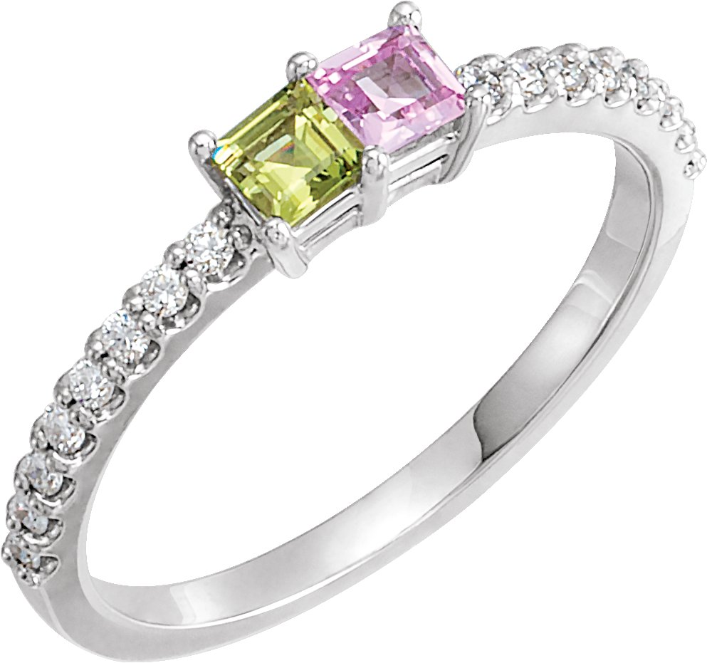 Accented Family Ring