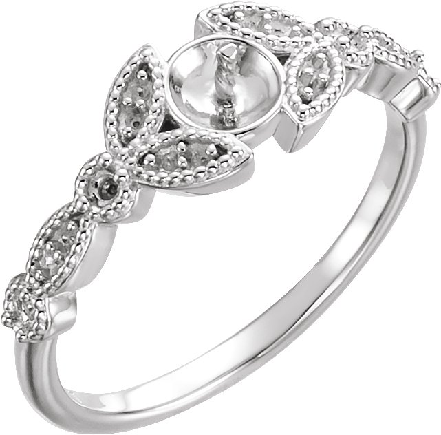 Pearl Leaf Ring