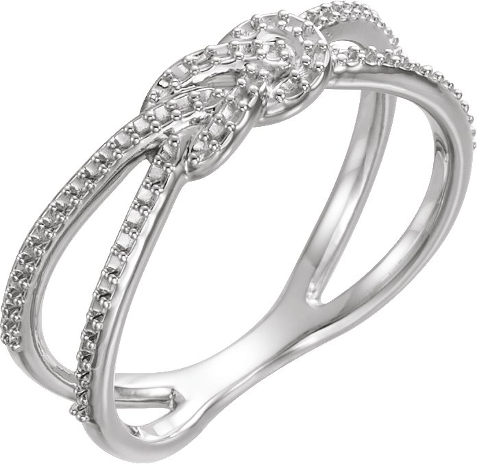Accented Knot Ring