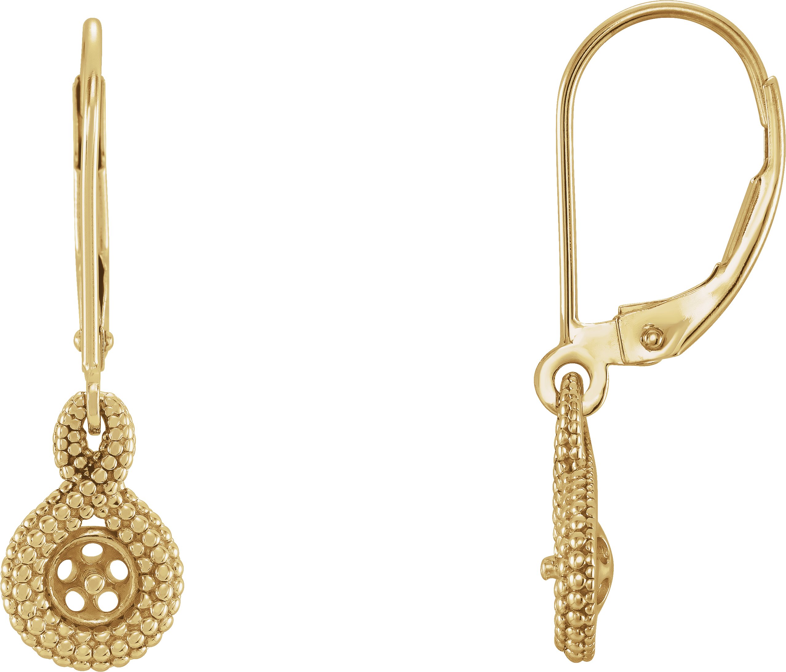 Beaded Pearl Earrings