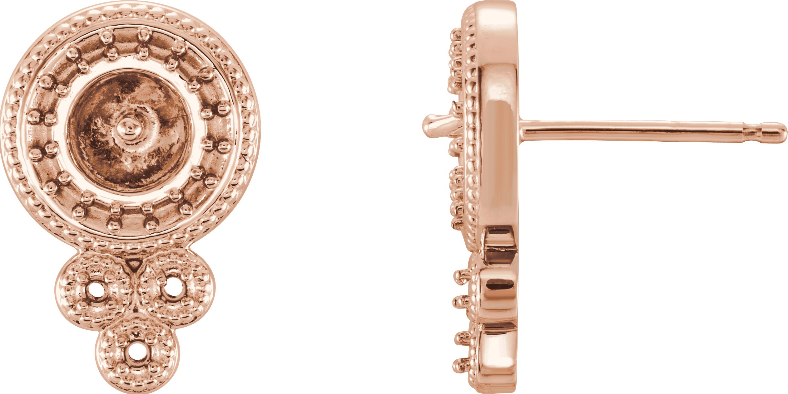 Granulated Pearl Earrings