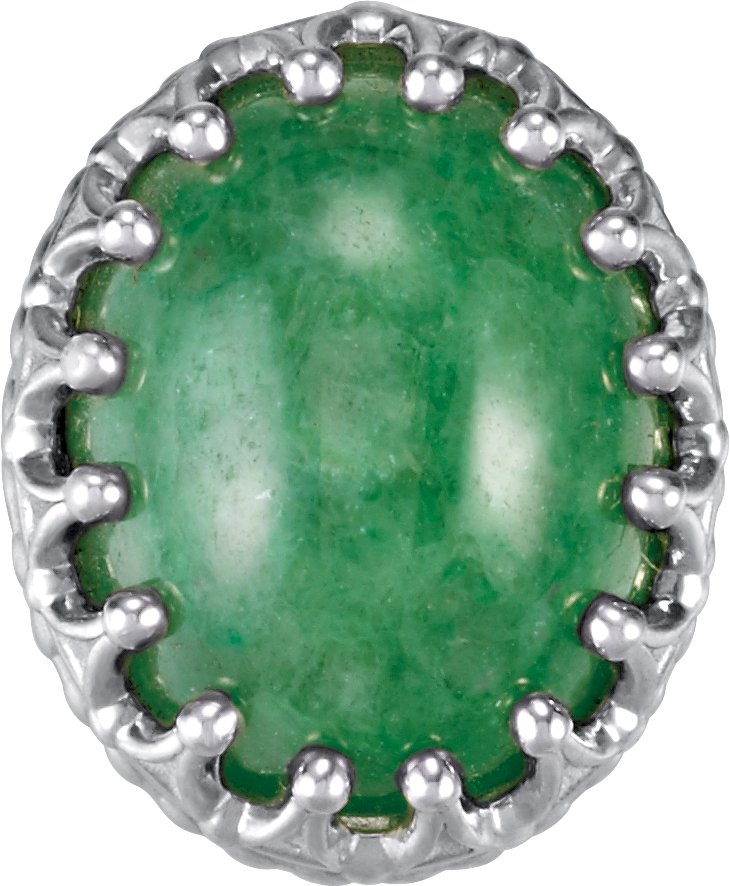 Oval Crown Cabochon Setting
