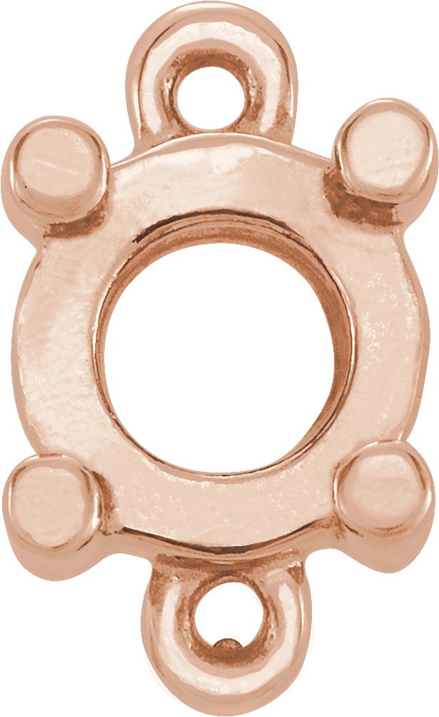 Petite Pavé® Solitaire Link