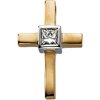 Diamond Cross Pendant .14 Carat Ref 135560