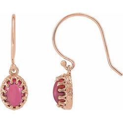 Oval Crown Design Gemstone Earrings alebo neosadený