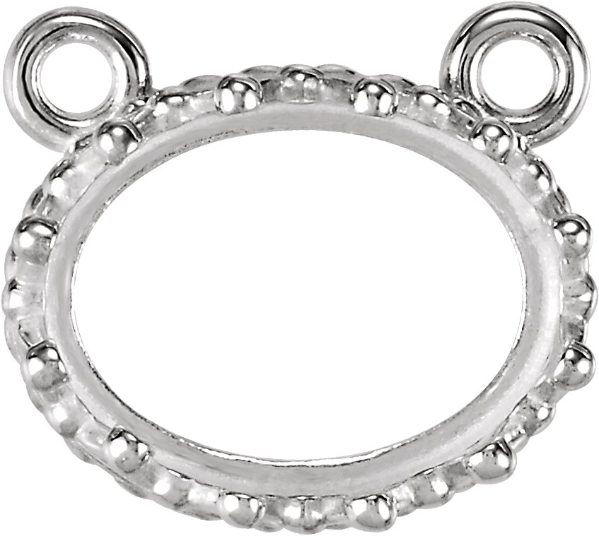 Oval Crown Necklace or Center