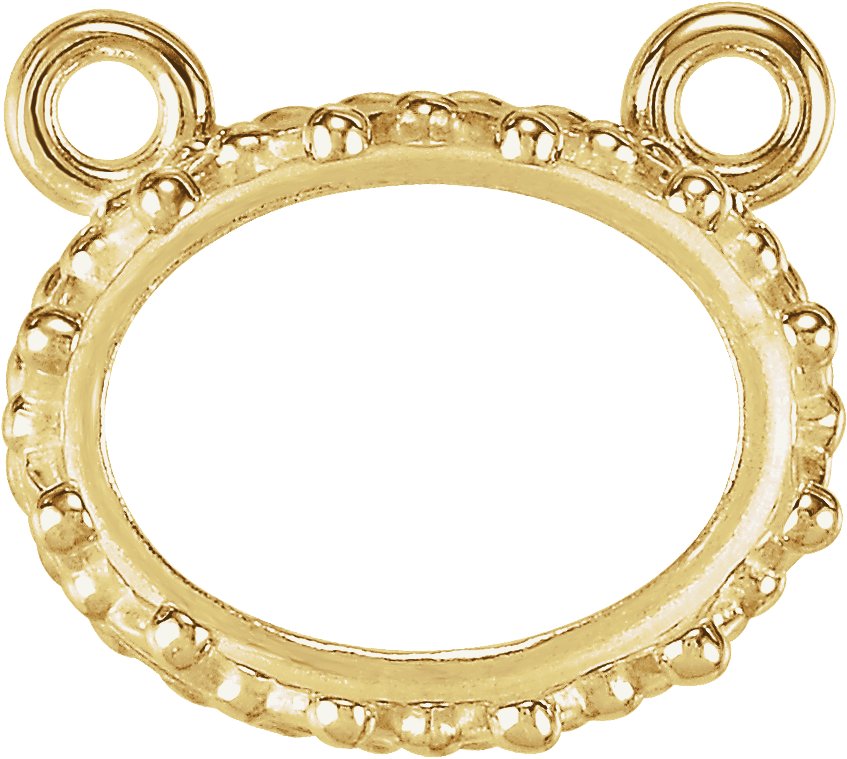 Oval Crown Necklace or Center