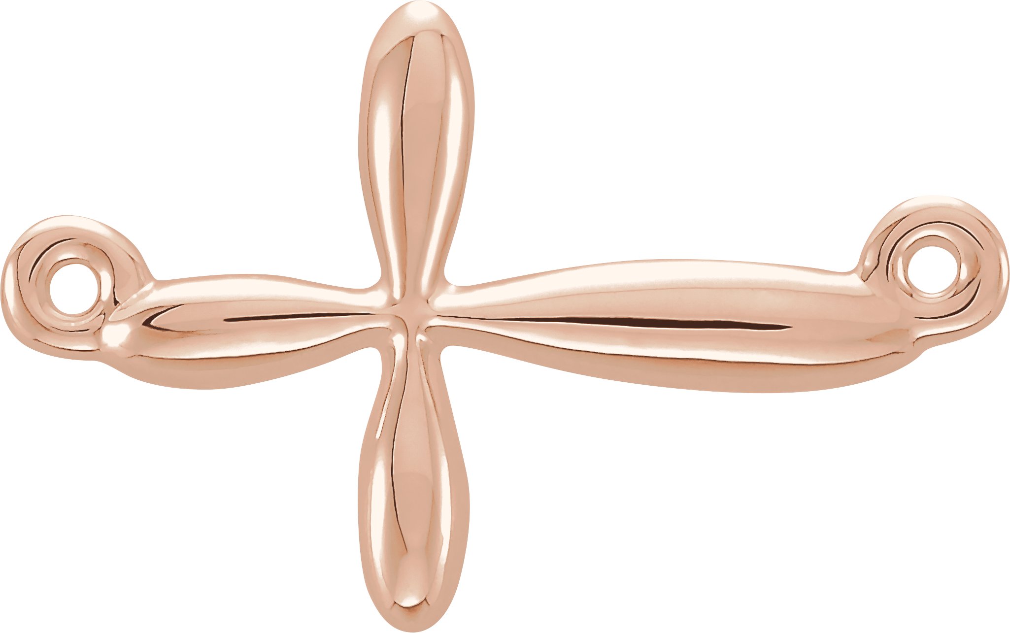 Sideways Cross Necklace or Center