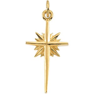 Nativity Star Pendant 17.5 x 10.5mm Ref 278406