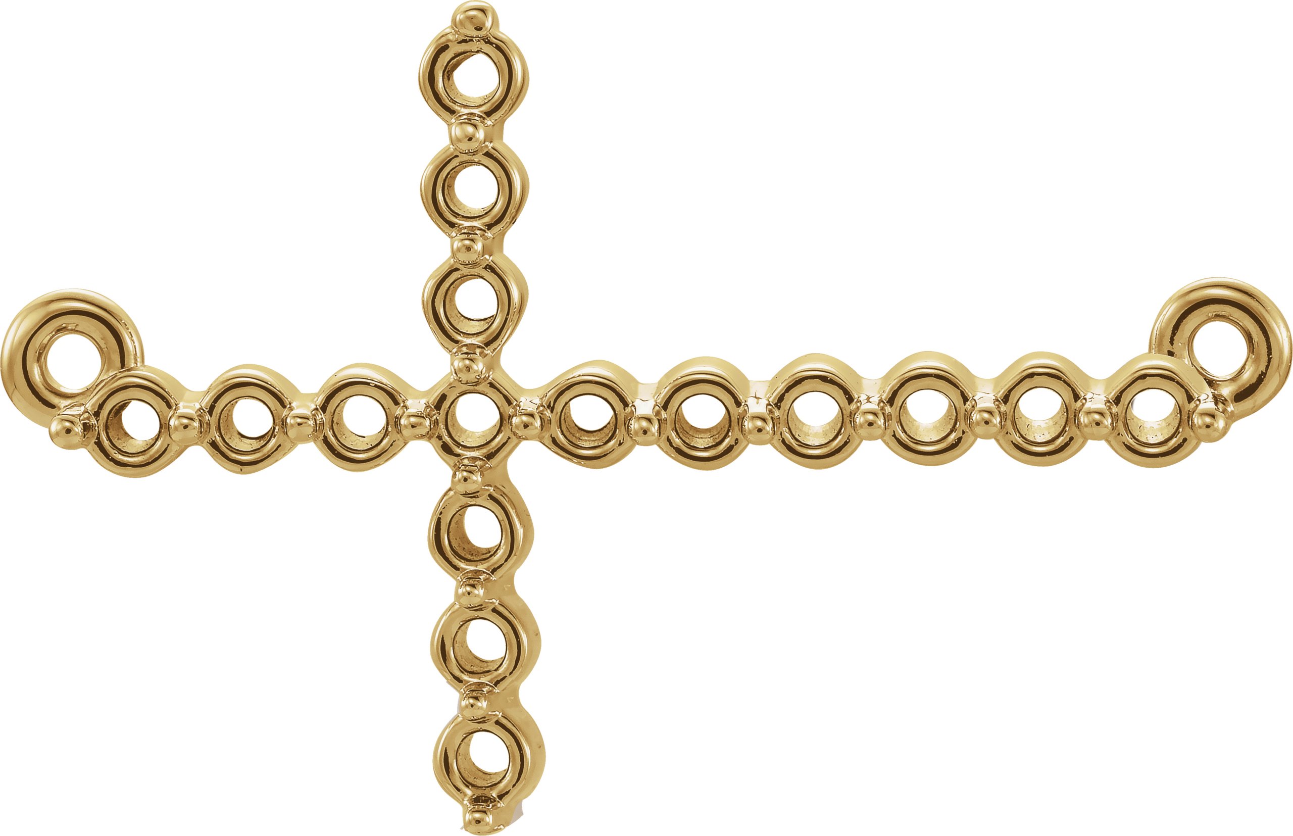Sideways Cross Necklace or Center