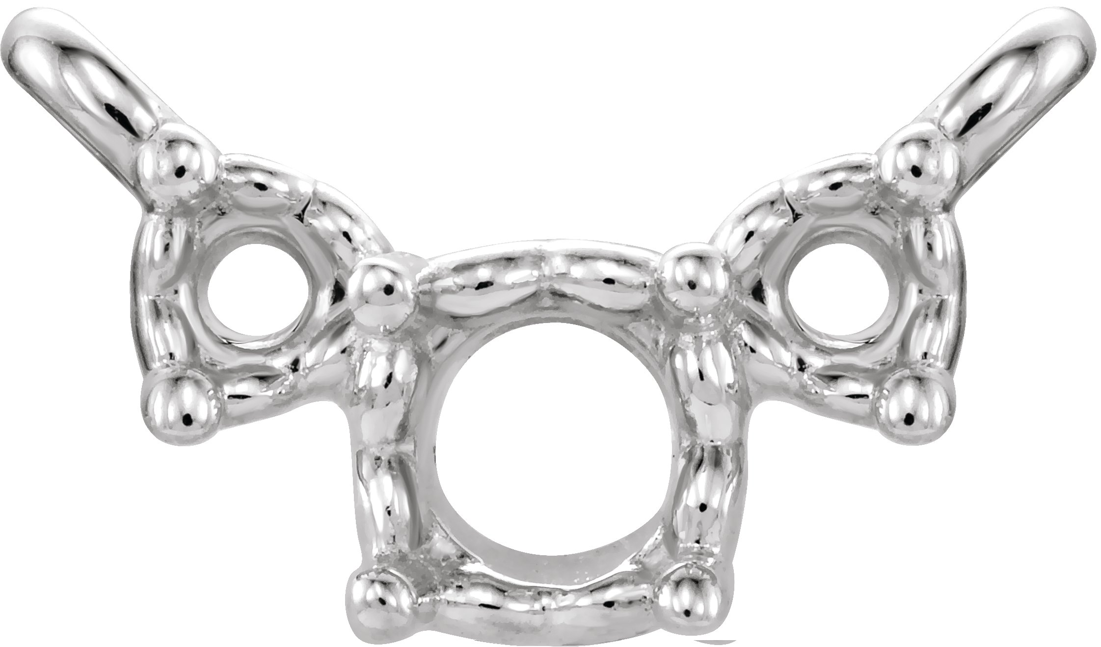 Three-Stone Necklace or Center
