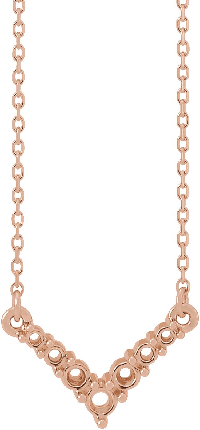 V Necklace or Center