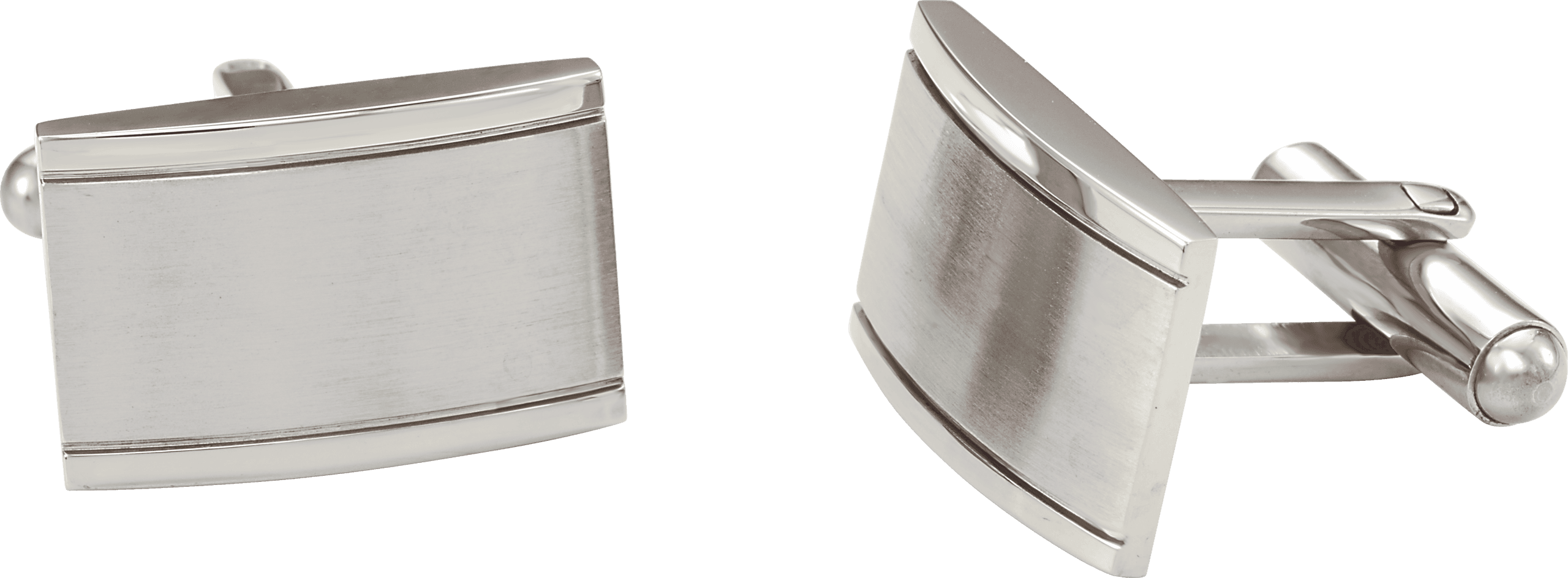 silver cuff links