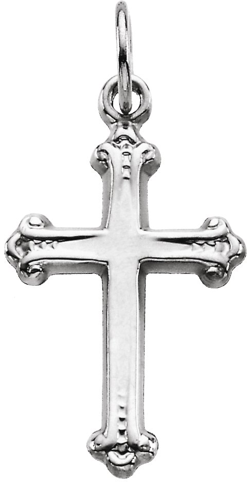 Platinum Cross 15 x 10.5mm Ref 203255