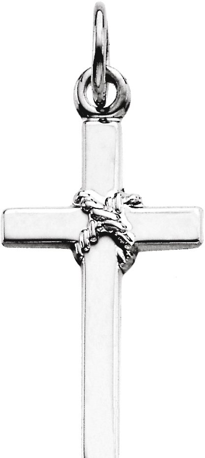 Platinum Cross 16 x 9.5mm Ref 983581