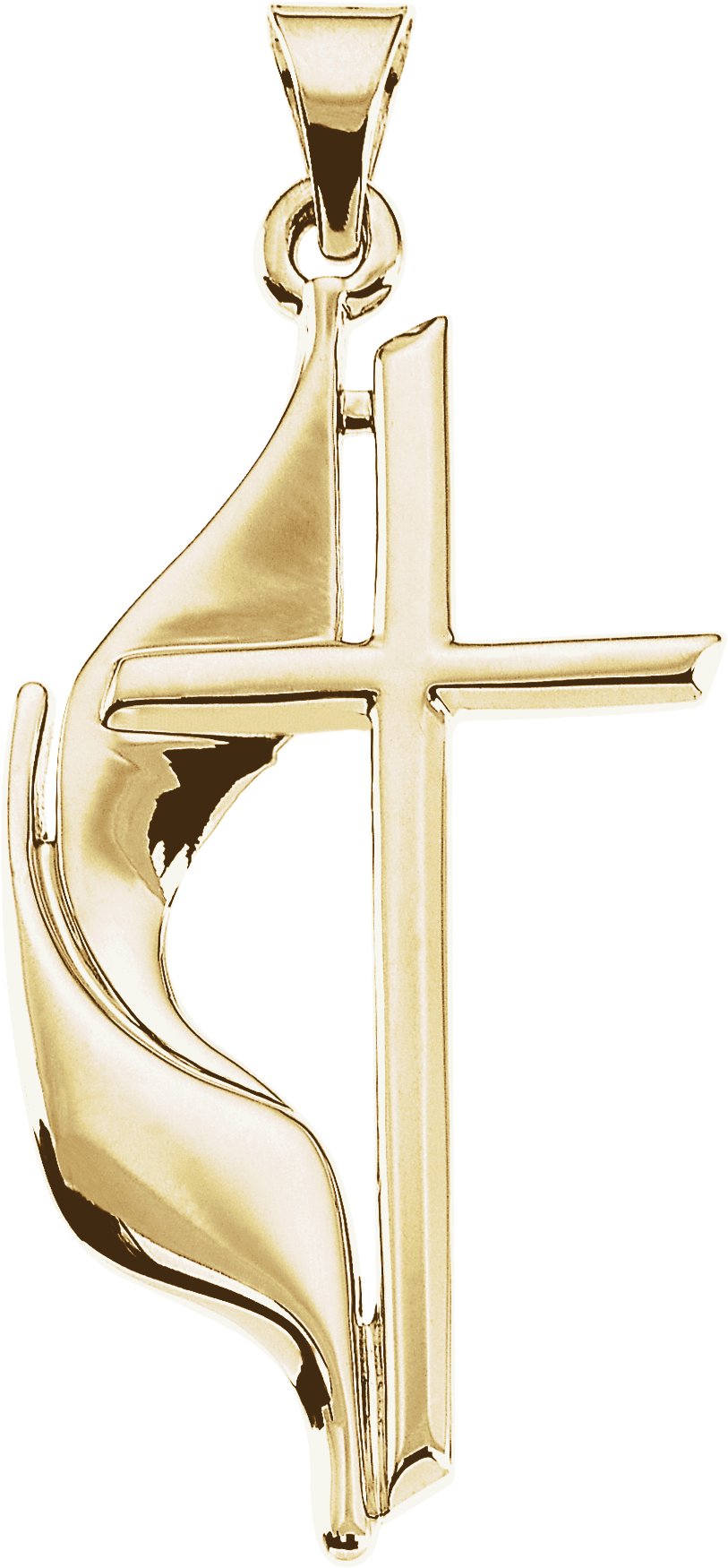 Methodist Cross Necklace or Pendant