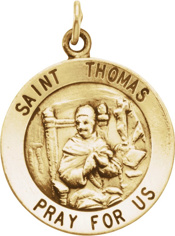 Round St. Thomas Medal 18mm Ref 259003