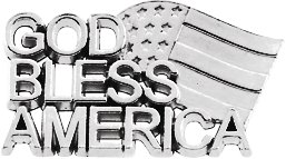 God Bless America Lapel Pin