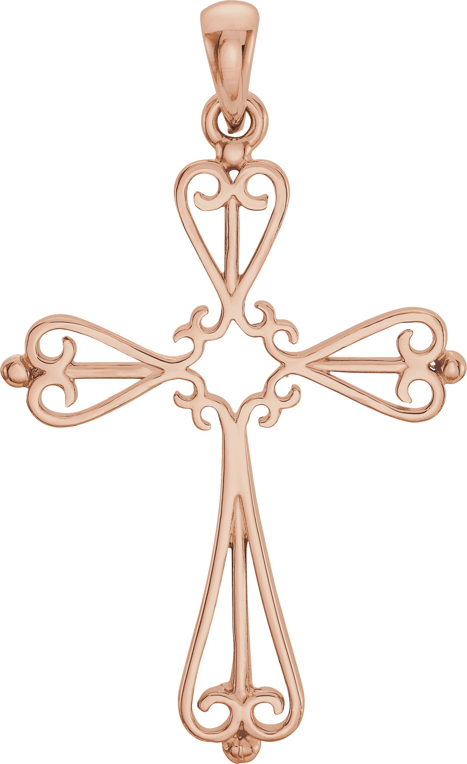 Sculptural Cross Pendant