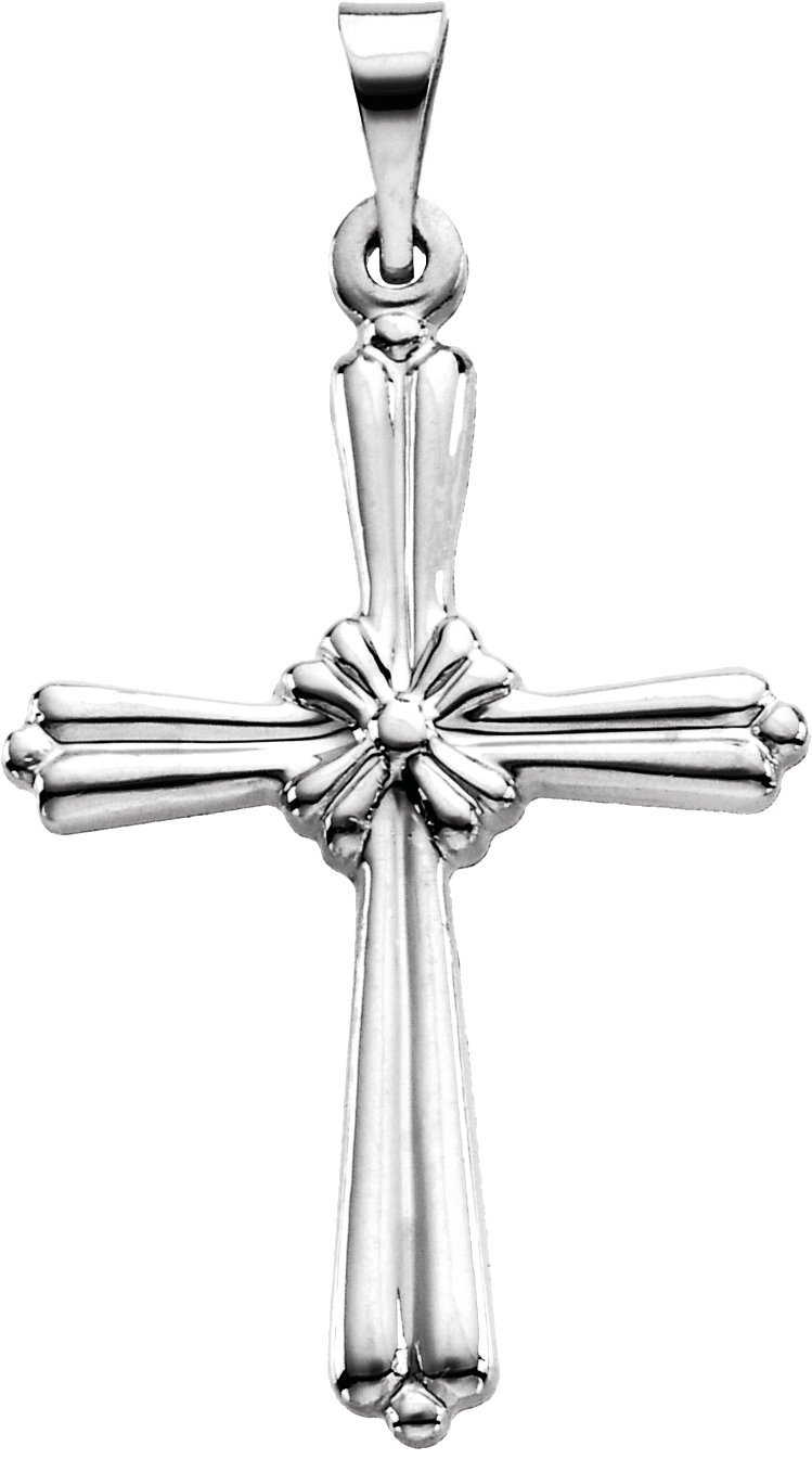 Platinum Cross 14 x 10.5mm Ref 246503