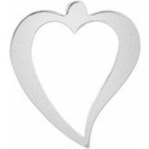 Fancy Heart Cutout Stamping
