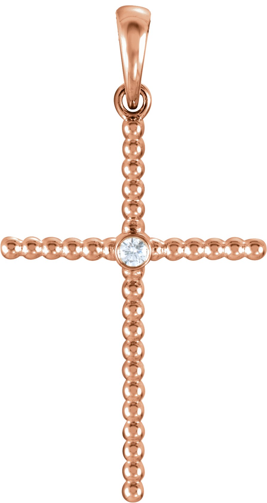 Beaded Cross Pendant