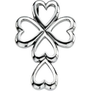 Heart Cross Pendant