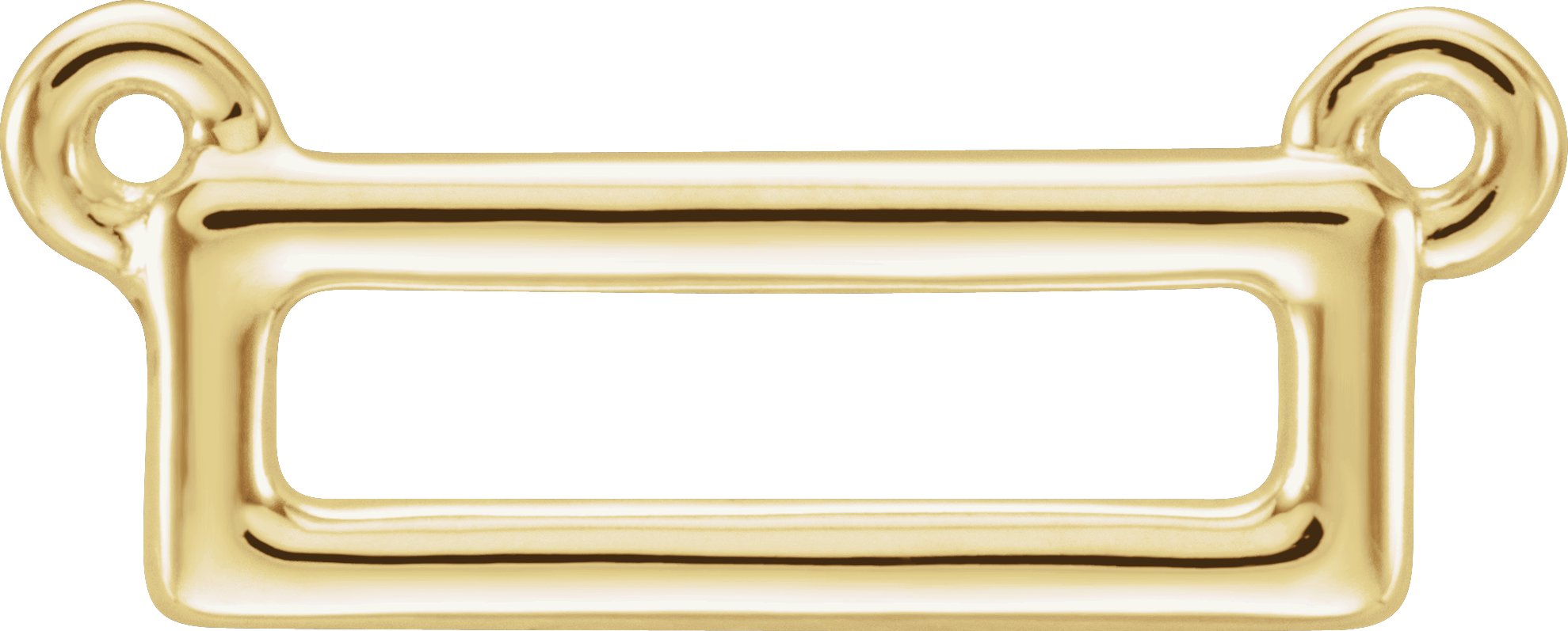 Rectangle Bar Necklace or Center