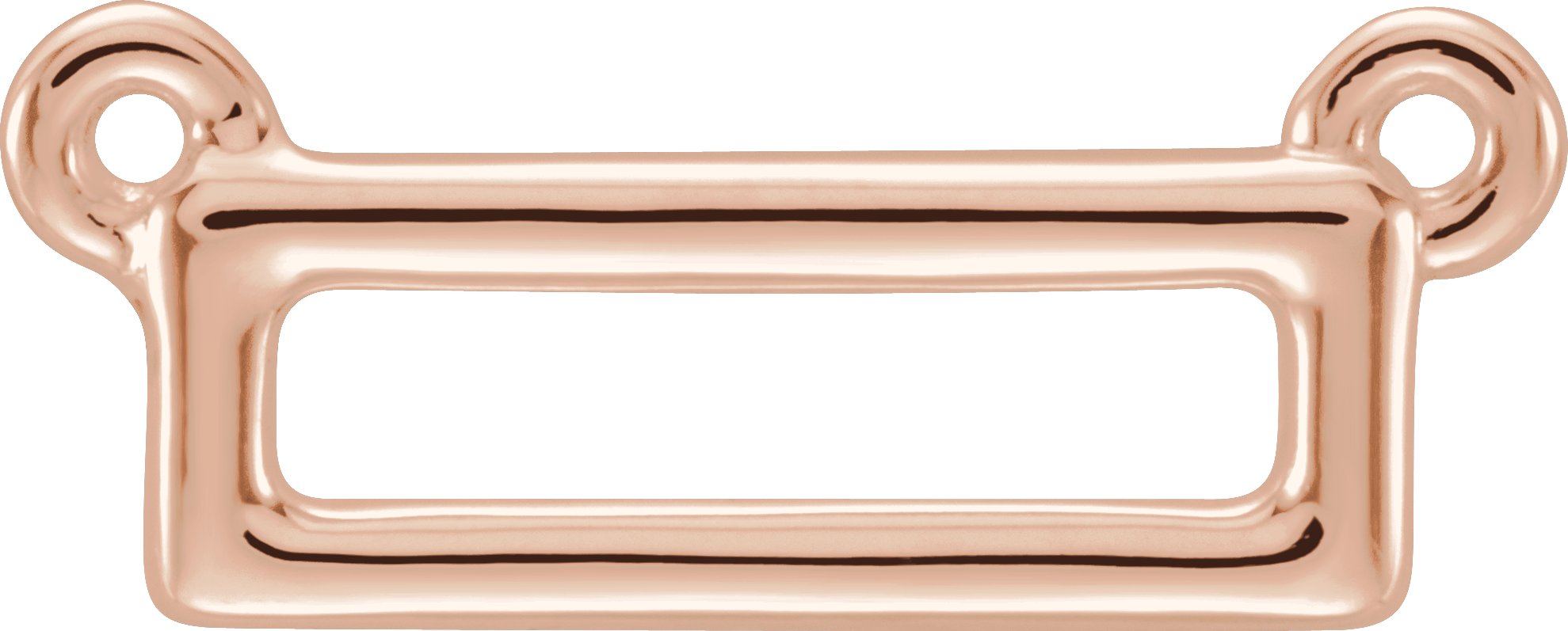 Rectangle Bar Necklace or Center