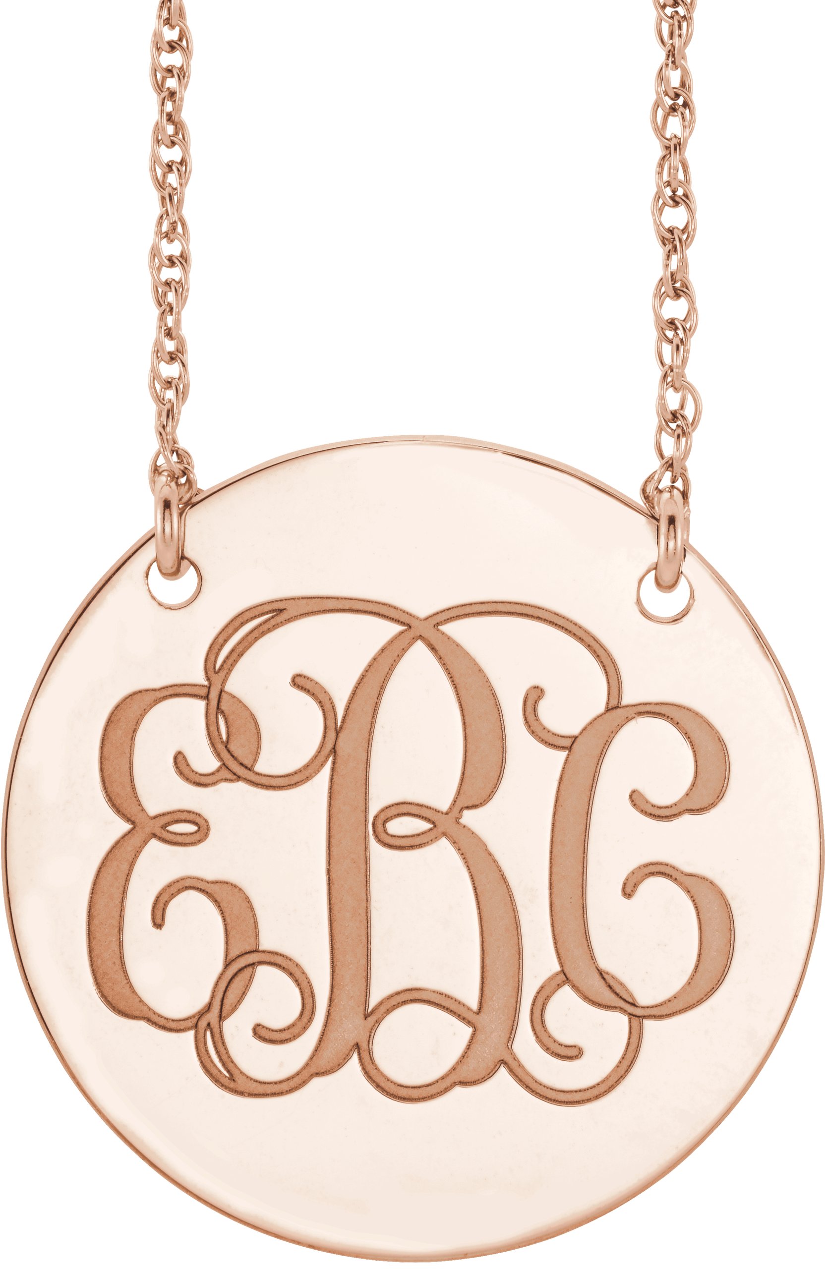 Script Monogram Necklace