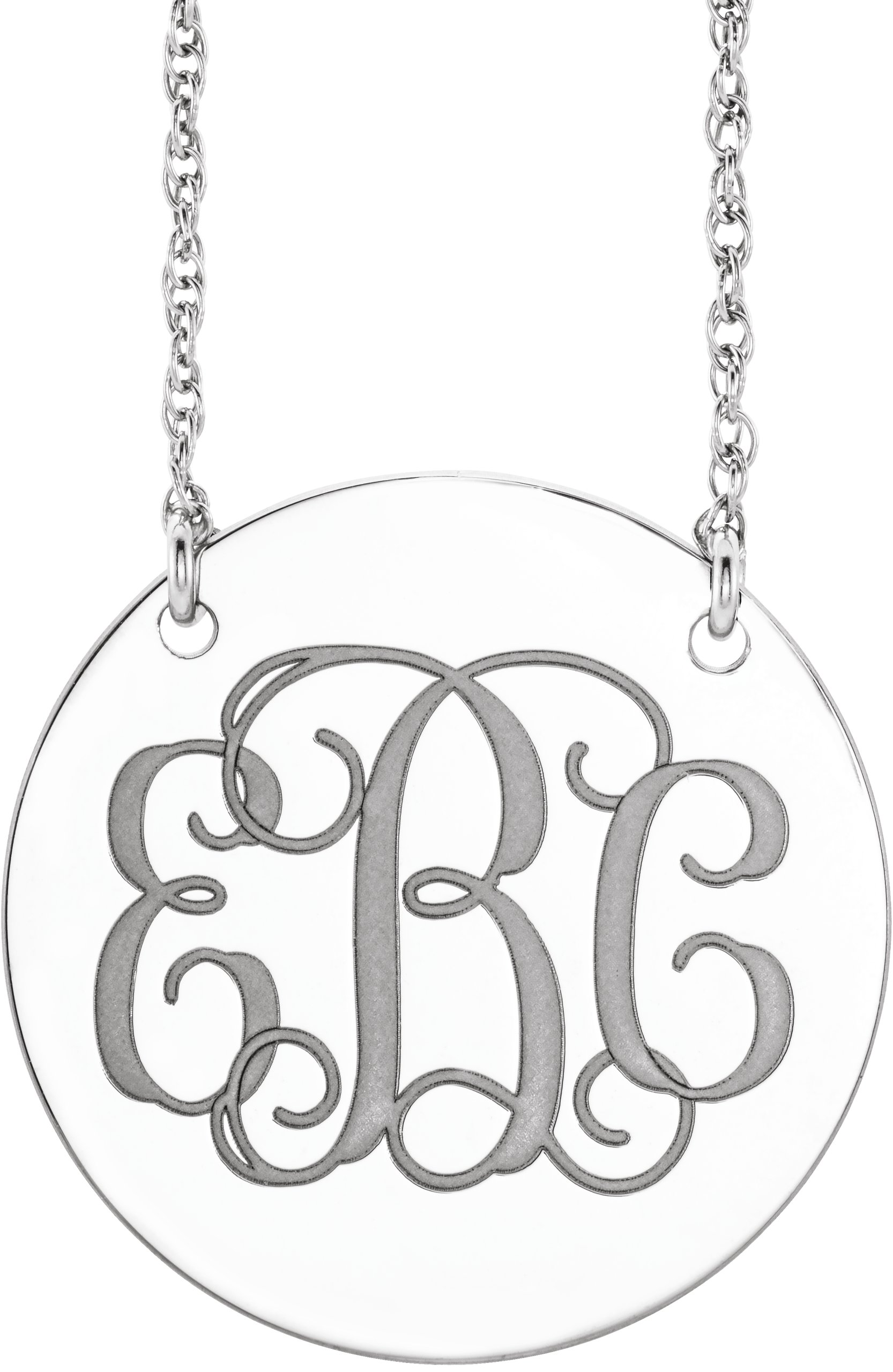 Script Monogram Necklace