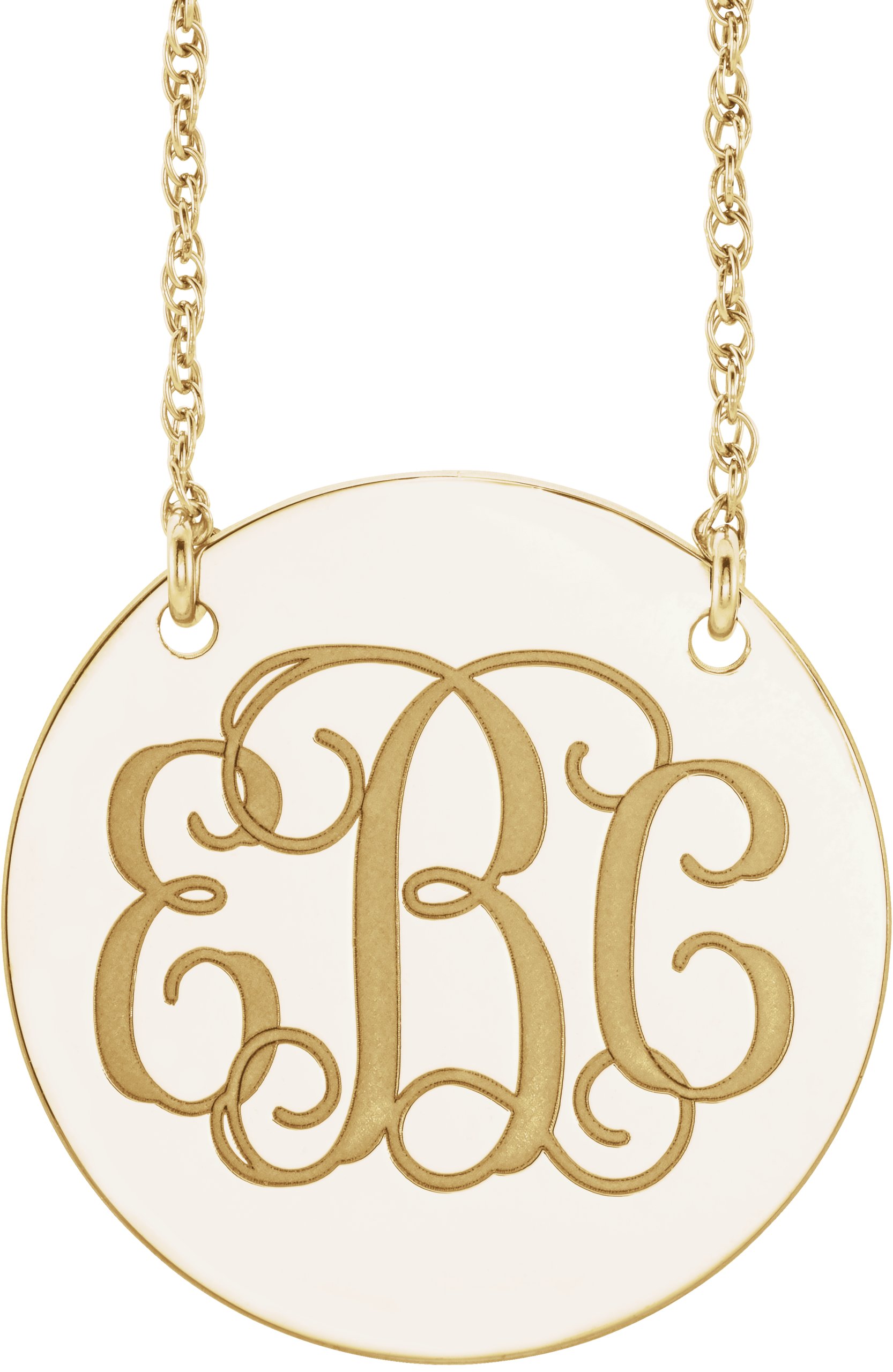 Script Monogram Necklace
