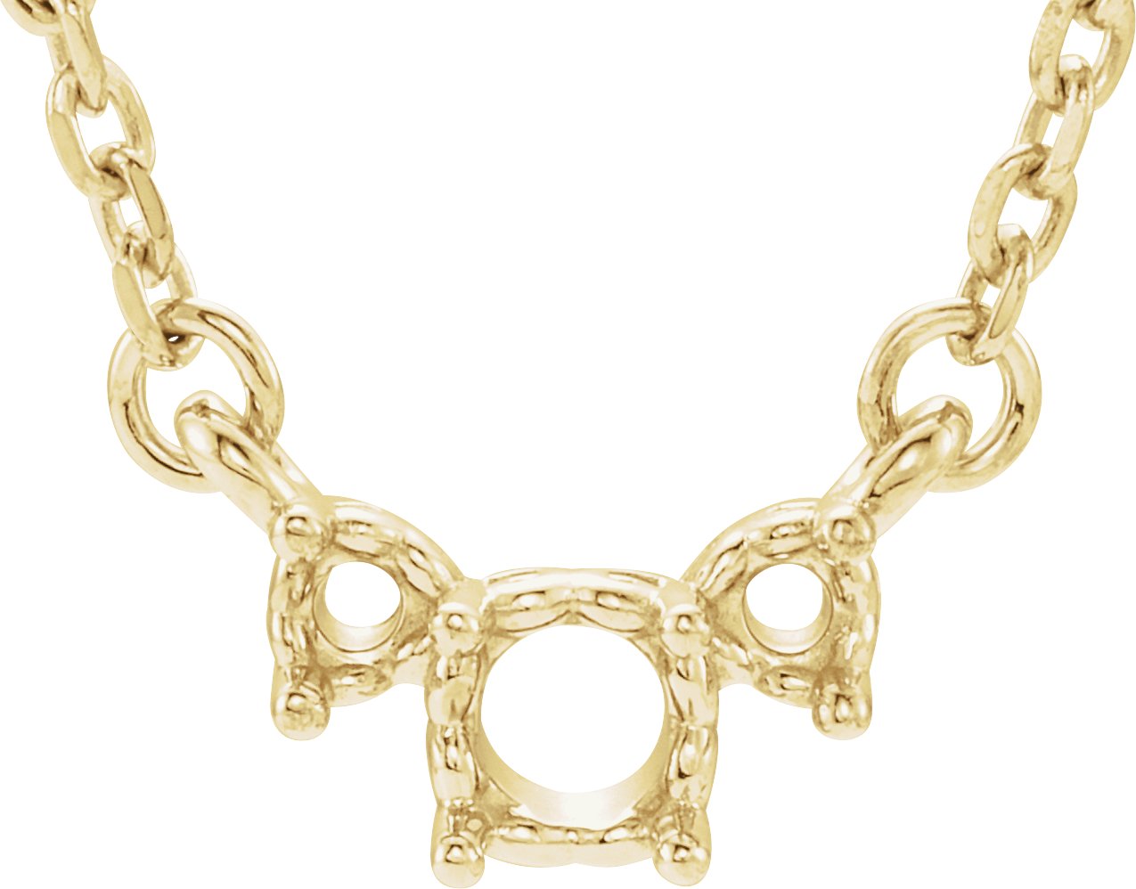 Three-Stone Necklace or Center