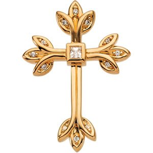 Diamond Cross Pendant .25 CTW Ref 624684