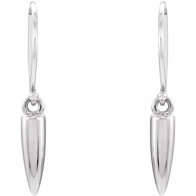 Sterling Silver Geometric Dangle Earrings
