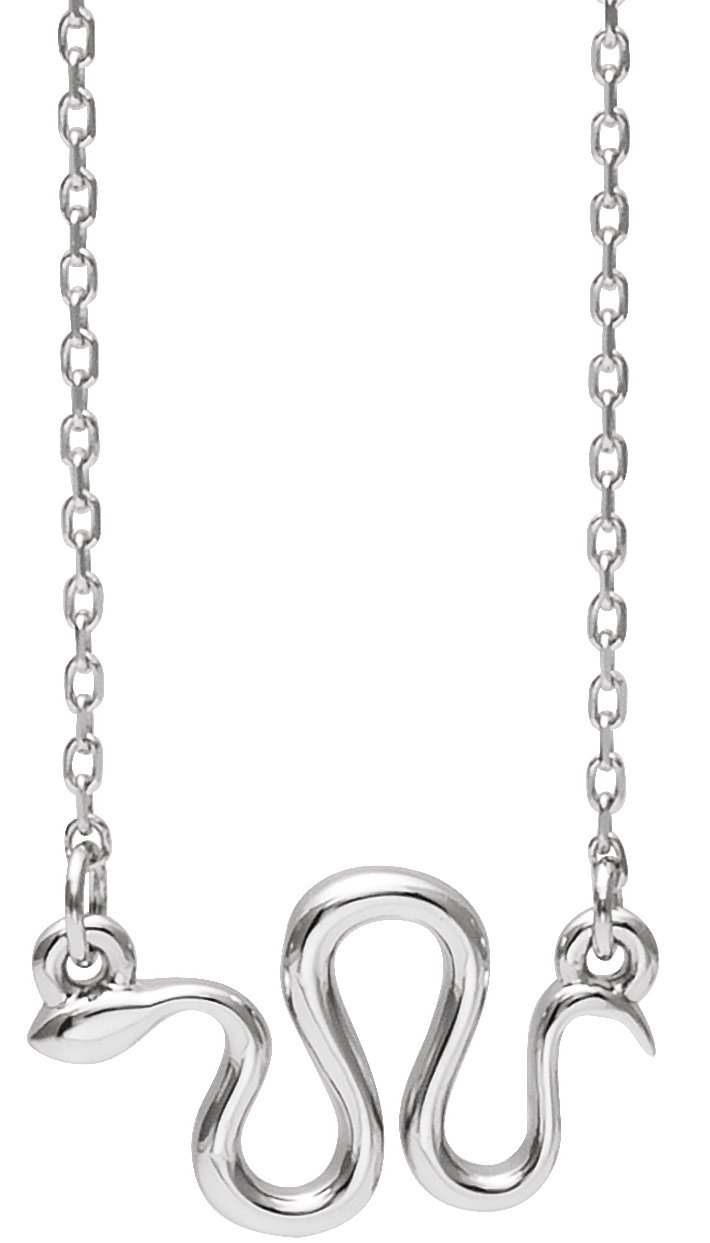 Snake Chain Necklace - Sterling Silver 1.5 mm - 18” - Polished – LOUPN