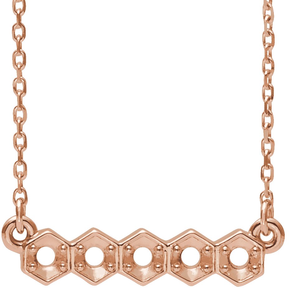 Five-Stone Bar Necklace or Center
