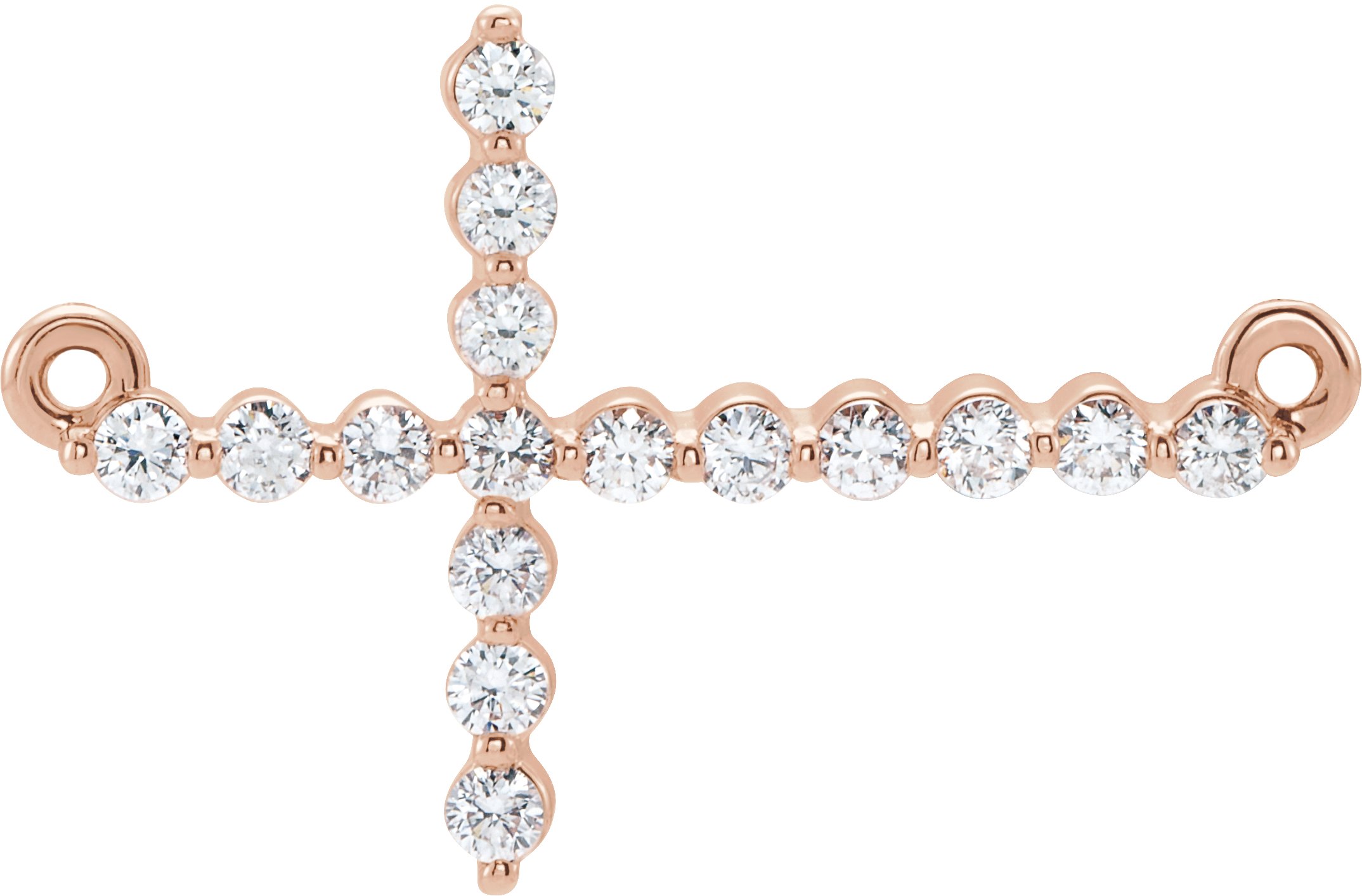 Sideways Cross Necklace or Center